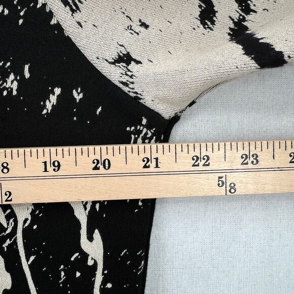 ELEVEN PARIS Graphic Crew Neck Sweatshirt Mens Small Black Skulls Edgy Goth Cozy - Picture 12 of 13